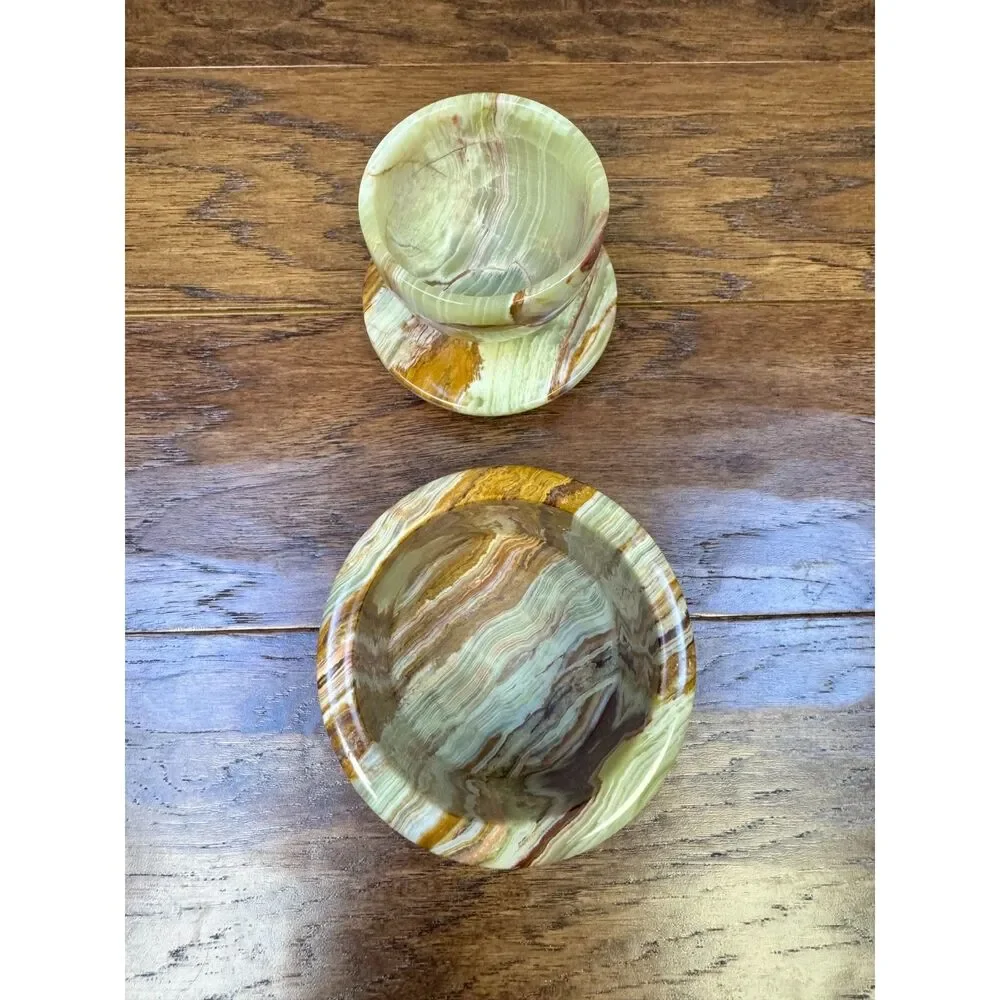 BUTTER BELL Onyx in Neutral Green/Brown, NEW